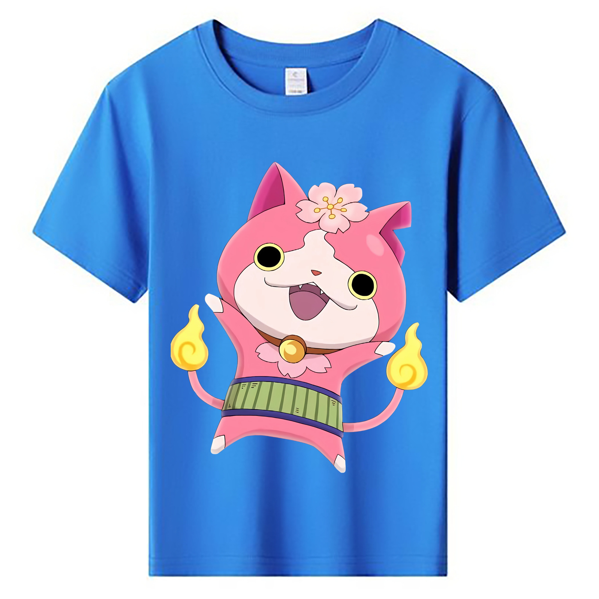 （画像用） 妖怪ウォッチ Yo-kai Watch 綿100％キッズTシャツ（フロントプリント）